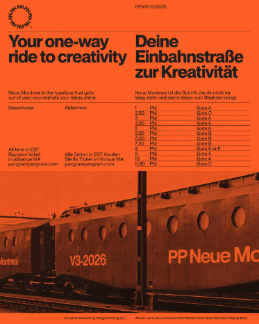 Neue Montreal variant poster